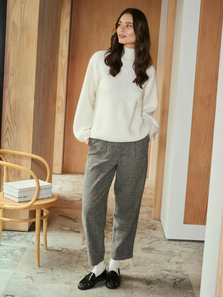 Kaffe - Alba Pants - Black Melange