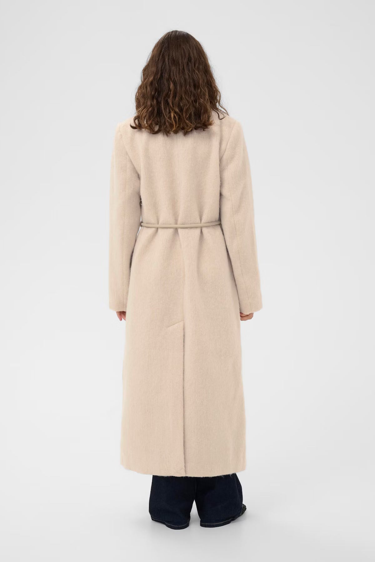 Culture- Belma Coat- Oyster Gray Melange