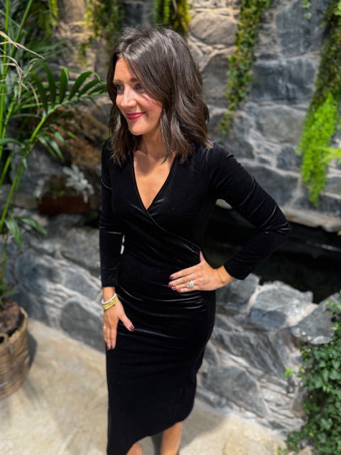 Black Velvet Dress