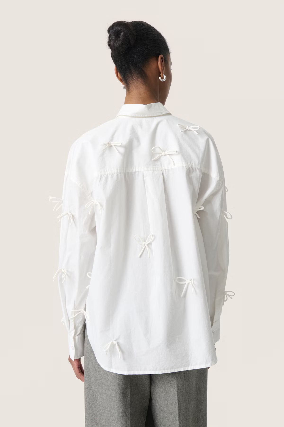 Soaked In Luxury- Joa Bow Shirt