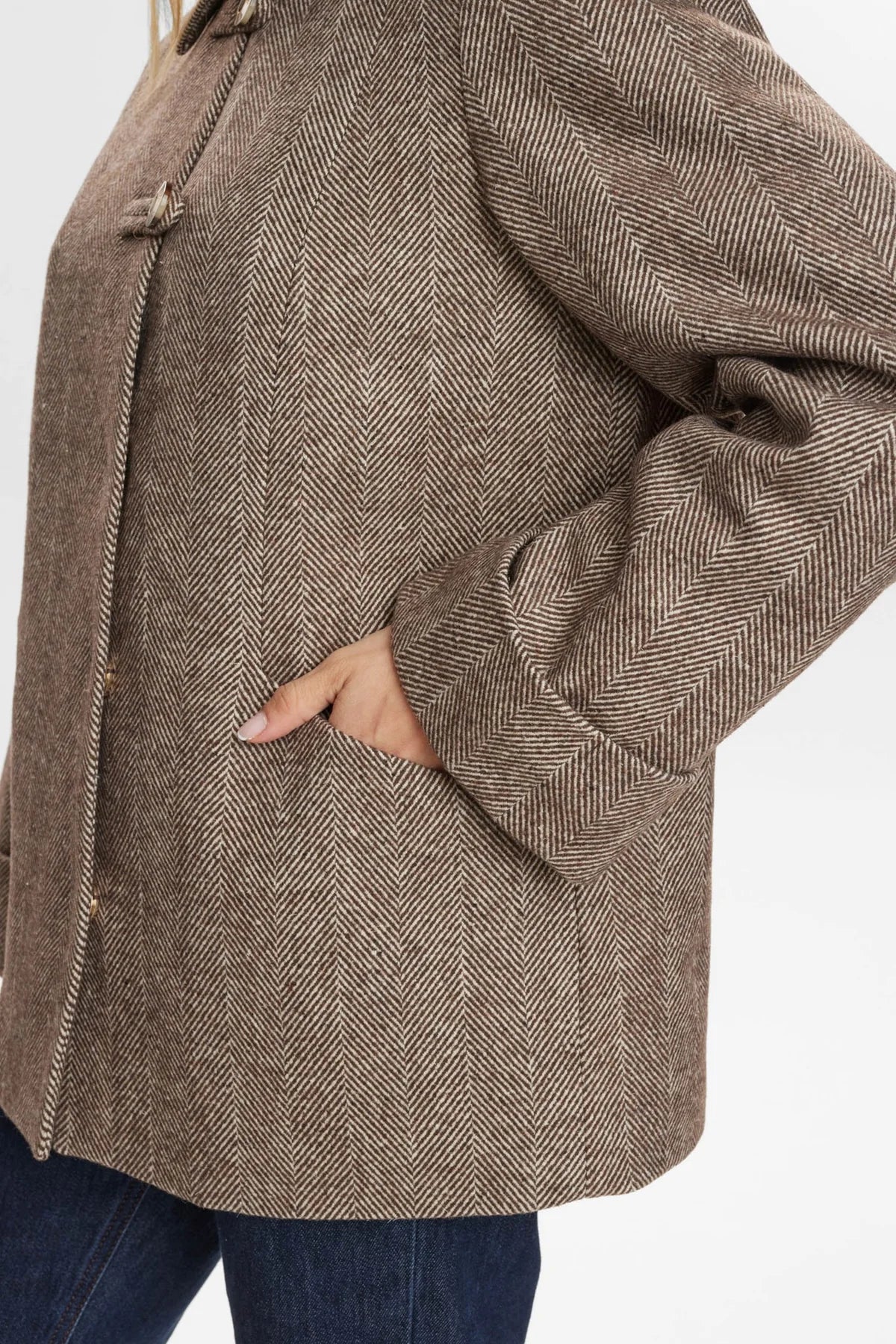 Numph- Nuraven Black Coffee Jacket