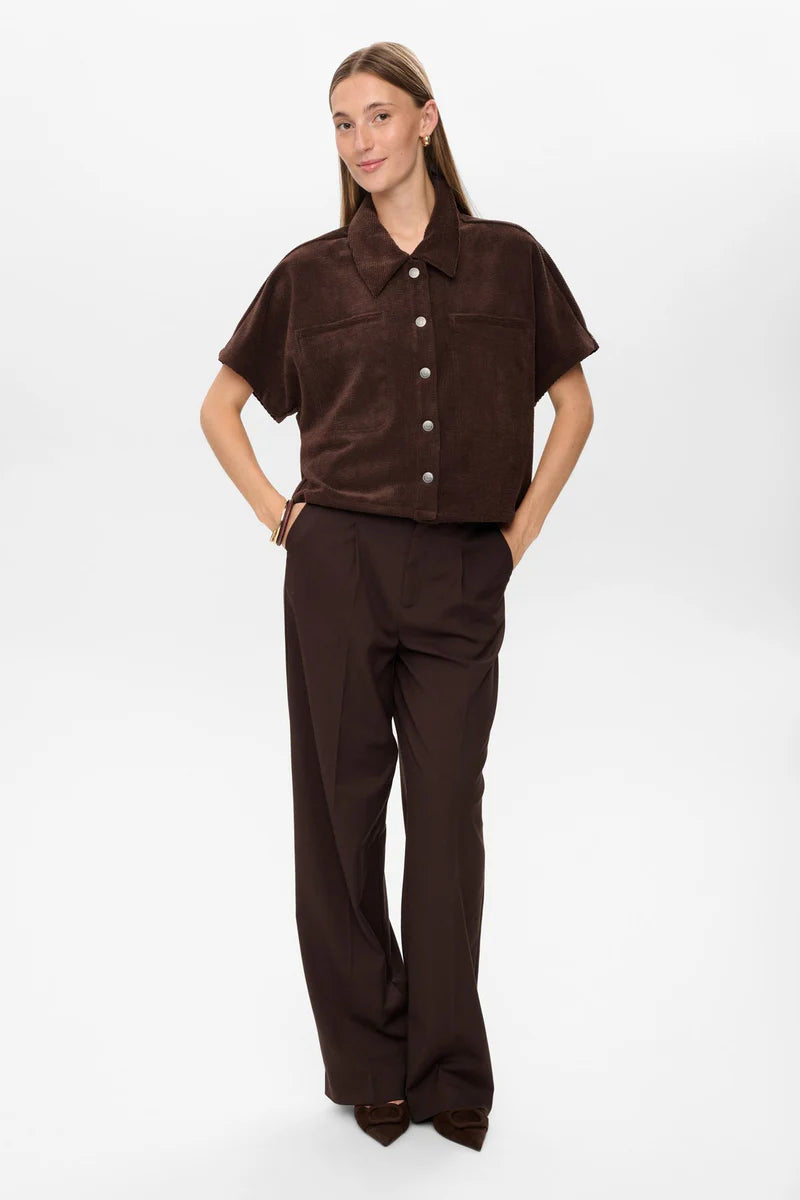 Numph- Nuthea Shirt- Black Coffee