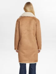 Numph- Elliott Reversible Coat - Cognac