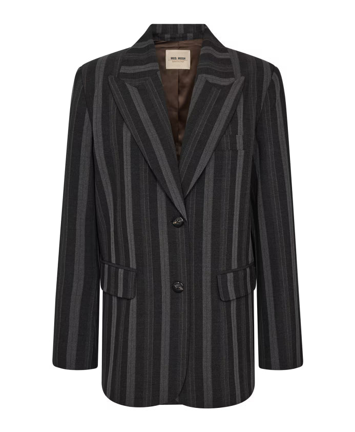 Mos Mosh Elvy Scarla Stripe Blazer - Phantom
