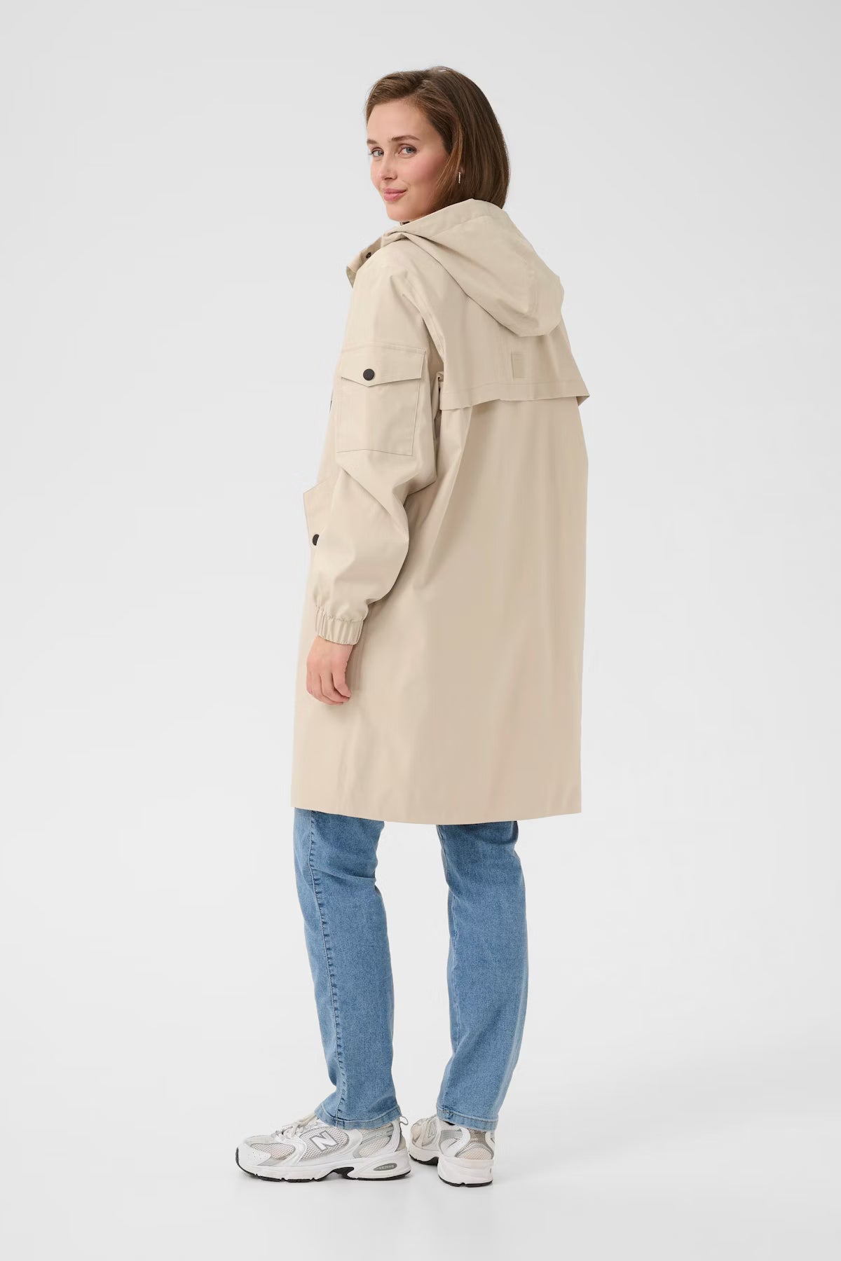 Kaffee- Ennie Coat - Feather Gray
