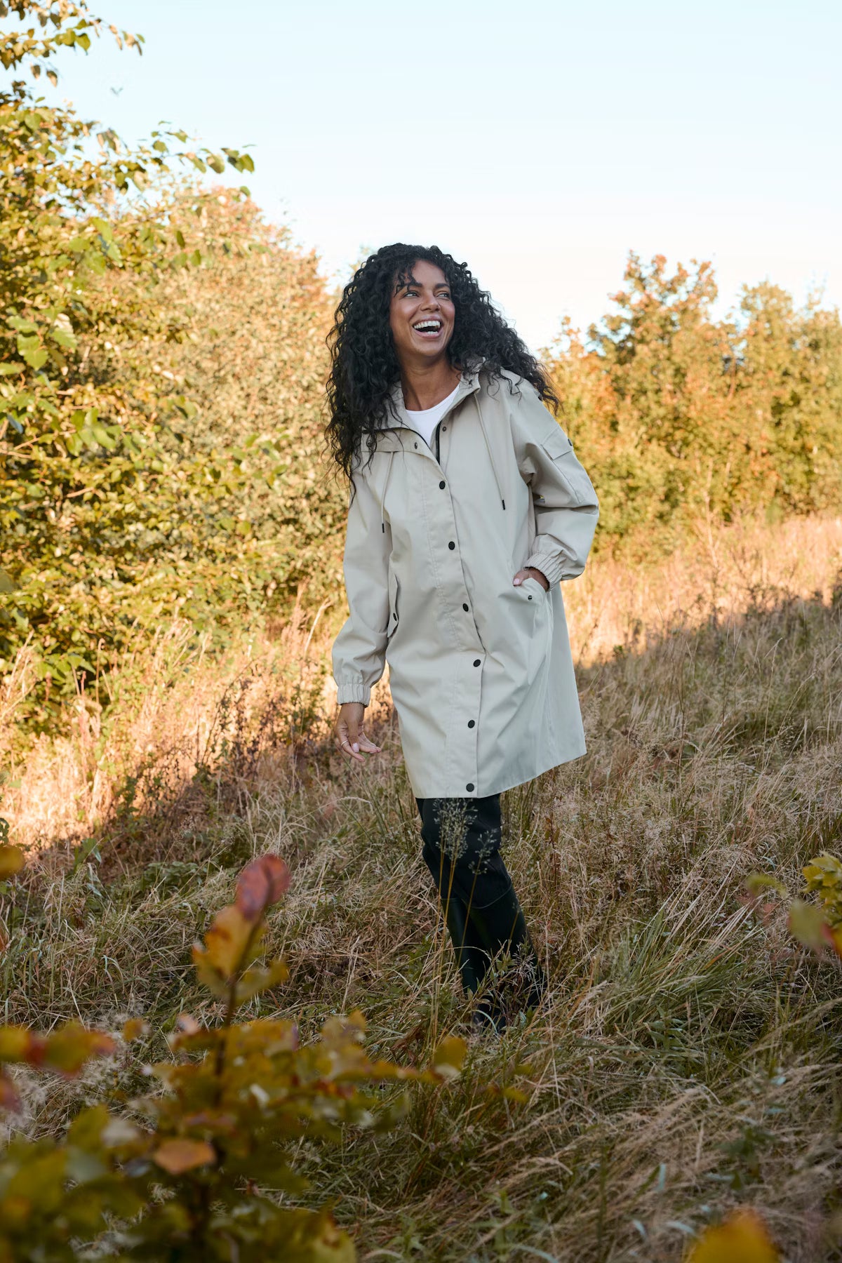 Kaffee- Ennie Coat - Feather Gray