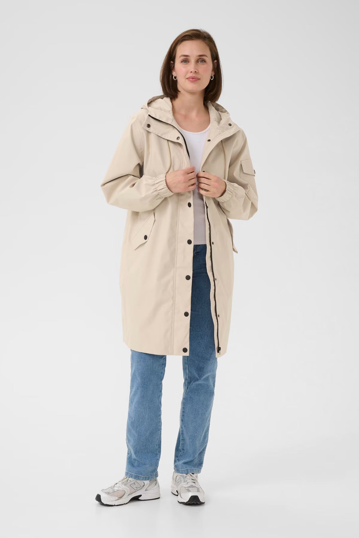Kaffee- Ennie Coat - Feather Gray