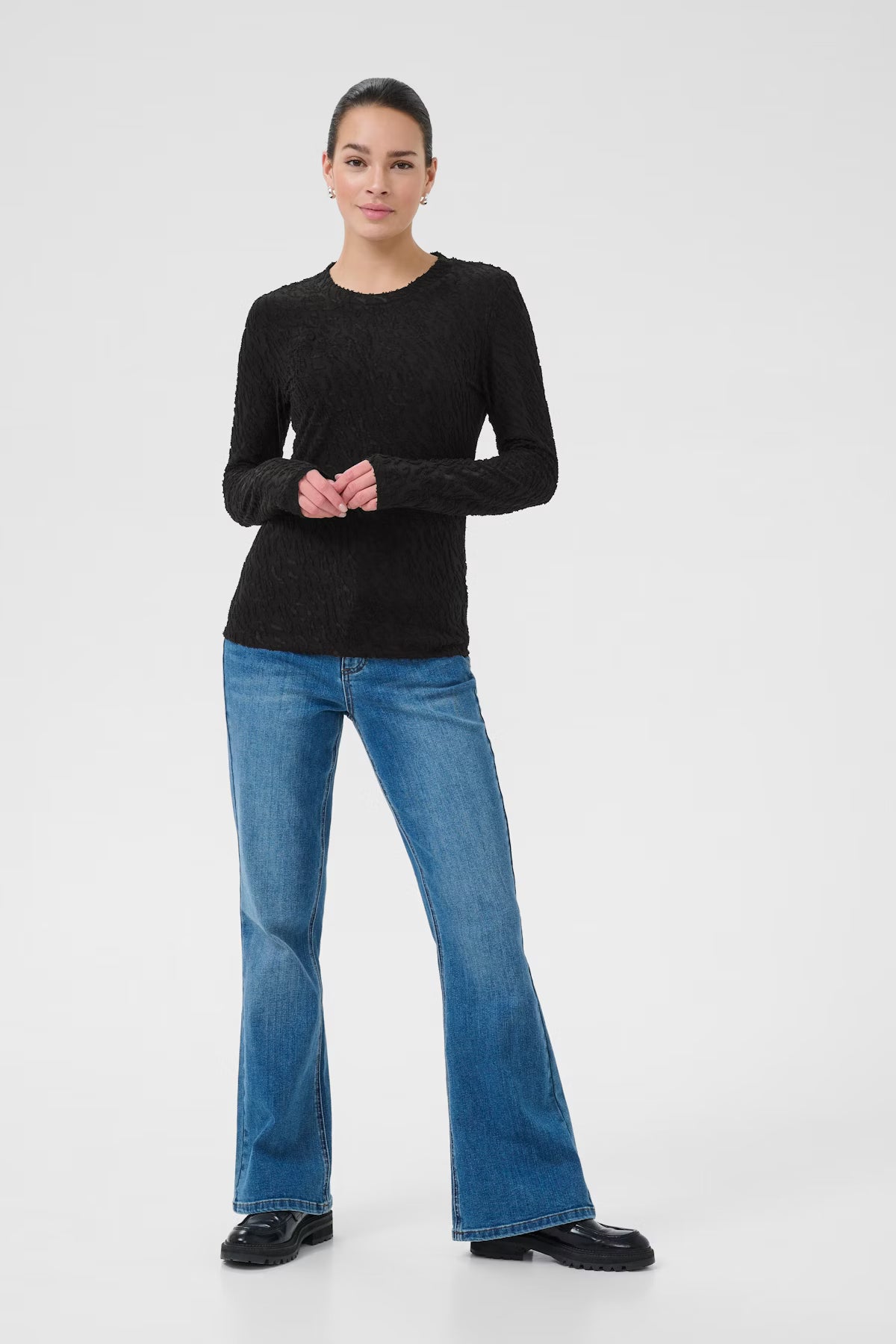 Kaffe- Zeverina T Shirt- Black