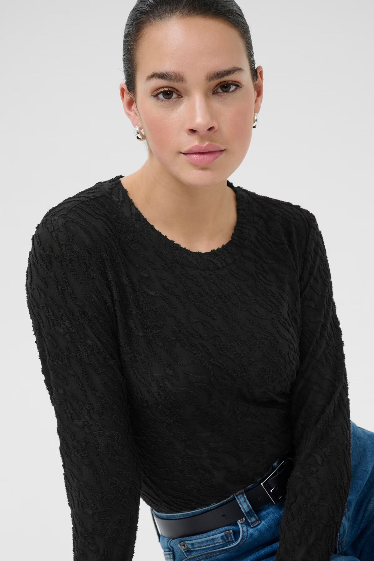 Kaffe- Zeverina T Shirt- Black