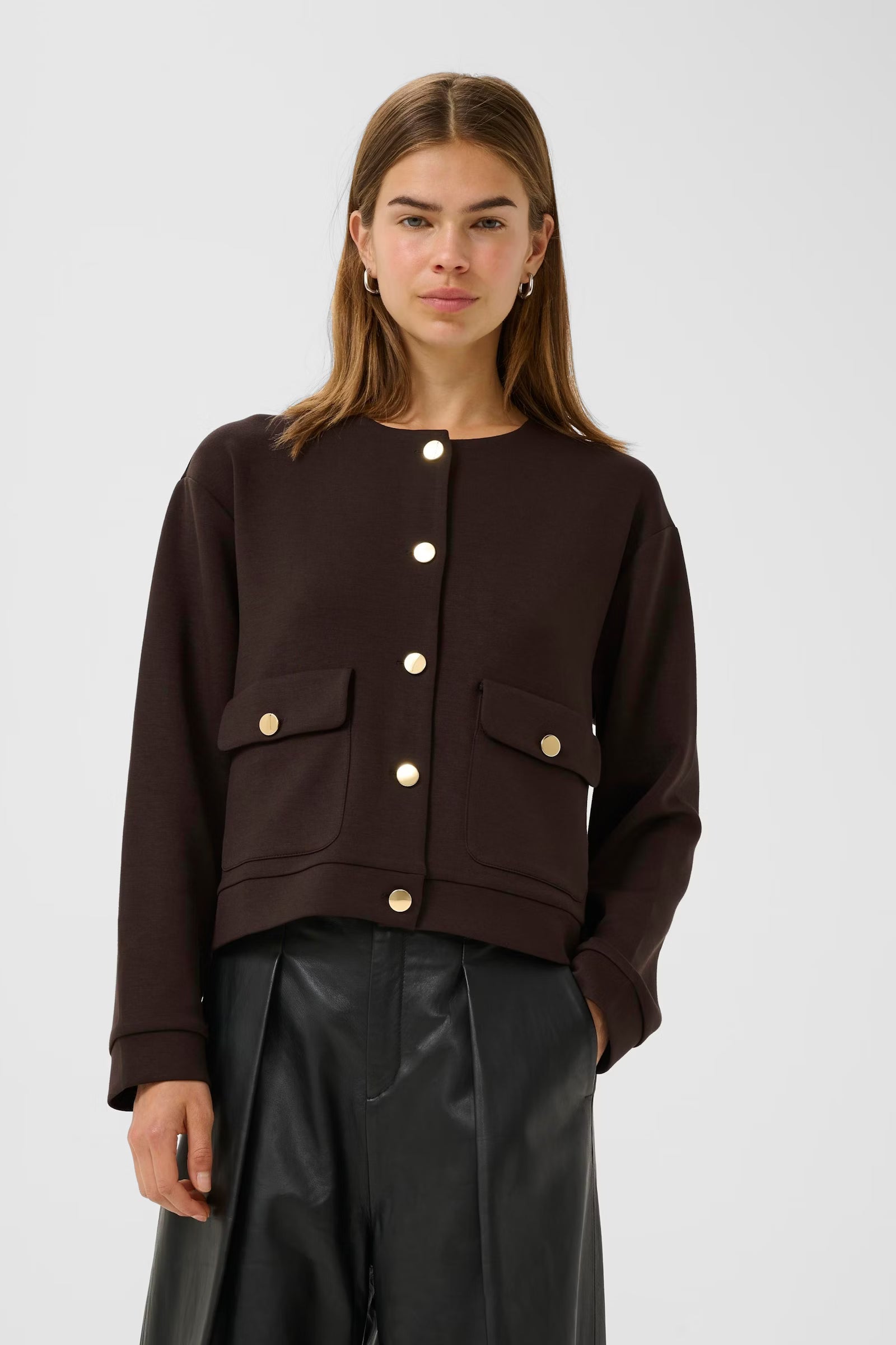 InWear Gida Vincent Jacket - Chocolate Brown