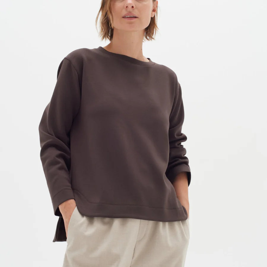 InWear Gincent Crew Neck - Chocolate Brown