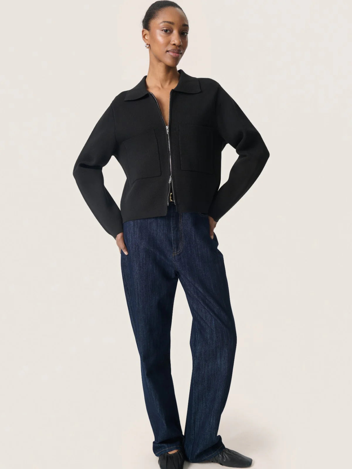 Soaked In Luxury Havena Jacket  - Black