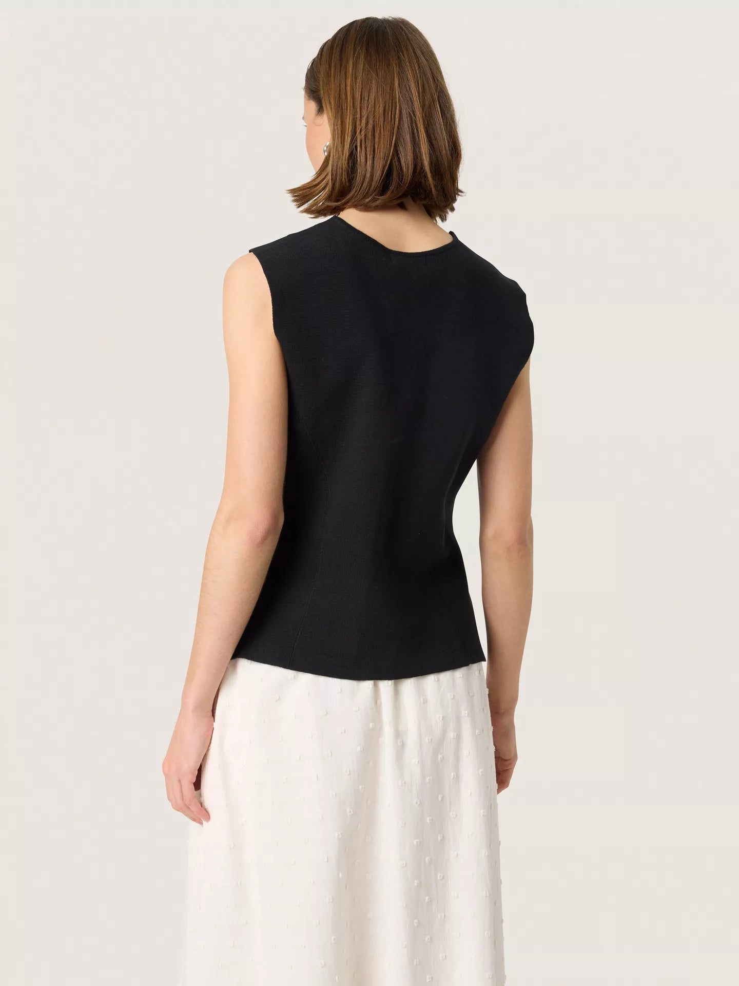 Soaked In Luxury- Haven Cotton Waistcoat- Black