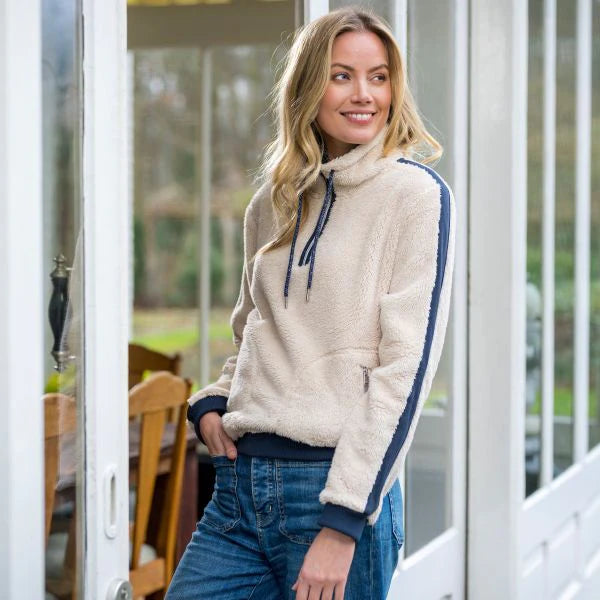 HV Society - Donata Athletic Faux Shearling Fleece