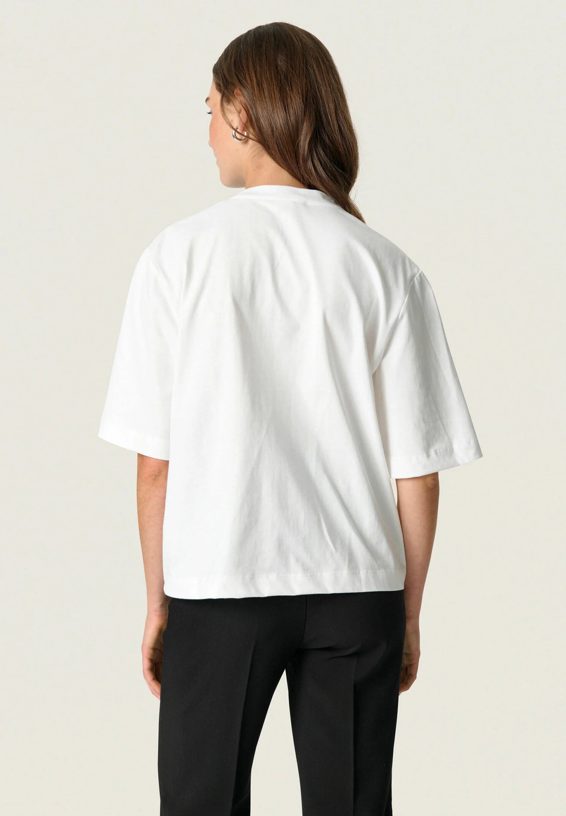 Soaked In Luxury- Jina Logo Top- Broken white