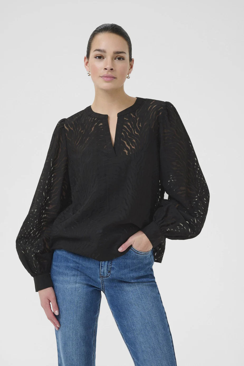 Kaffe - Vivian Blouse- Black