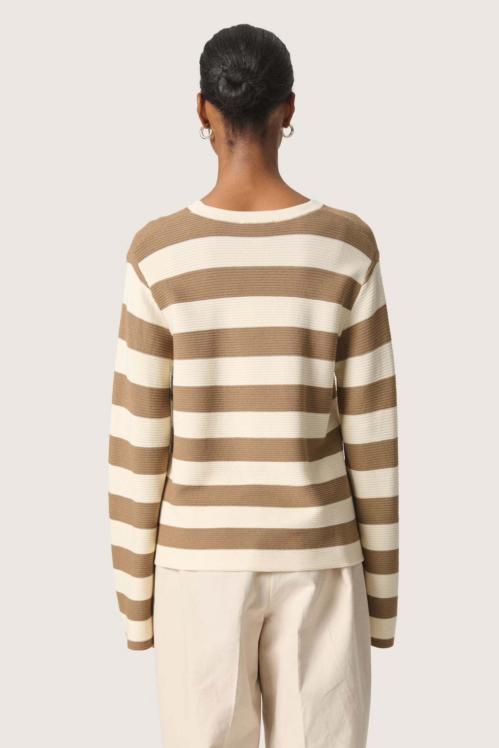 SLLidya Pullover Elm & White stripe
