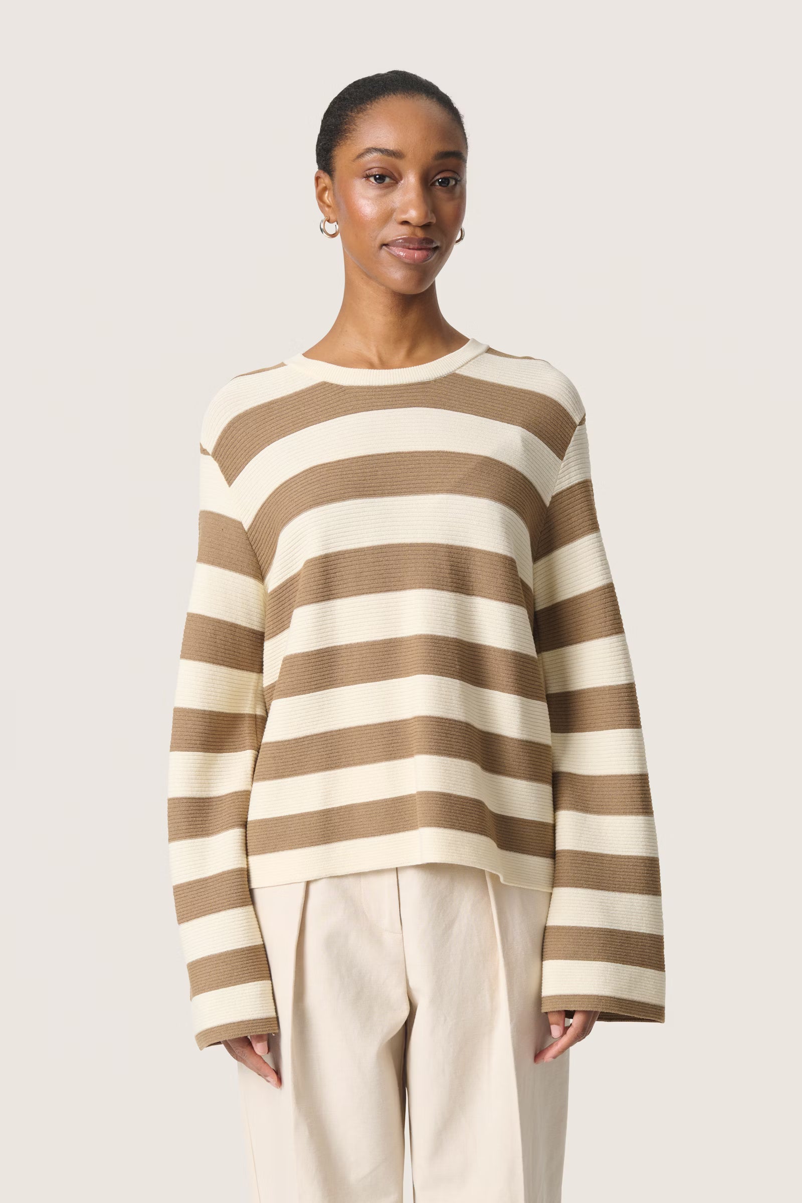 SLLidya Pullover Elm & White stripe