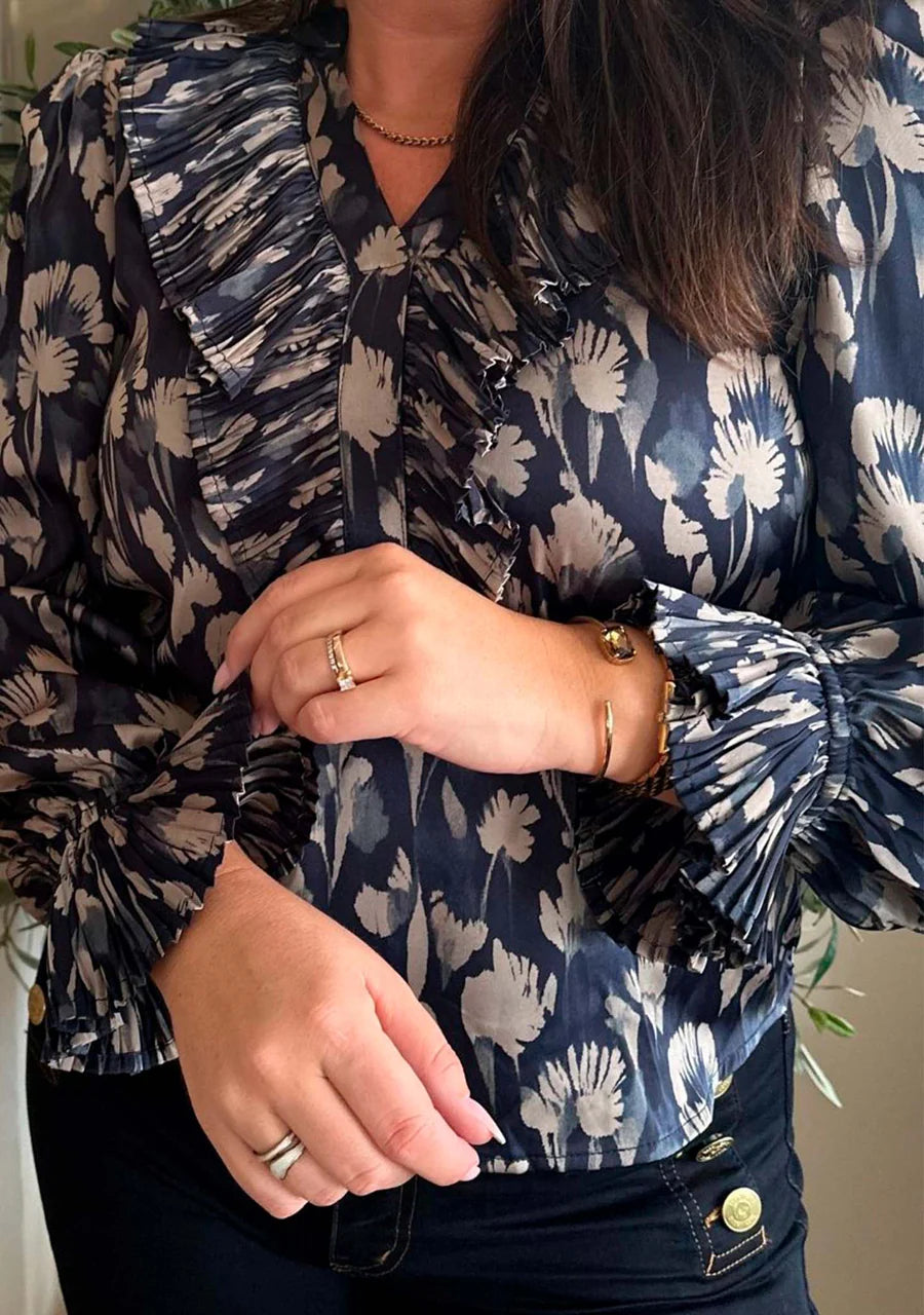 ISAY Melba Pleat Blouse