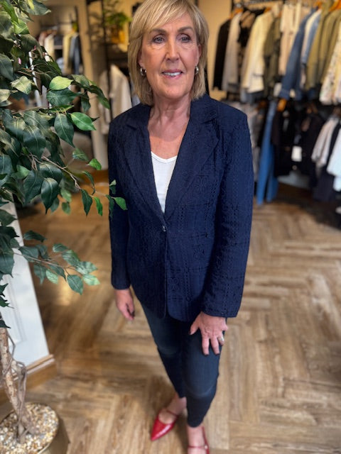 Soaked In Luxury- Coopella Hester Blazer- Night Sky