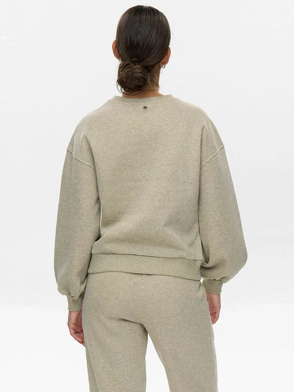 Numph NUcalli Sweatshirt - Cream Melange