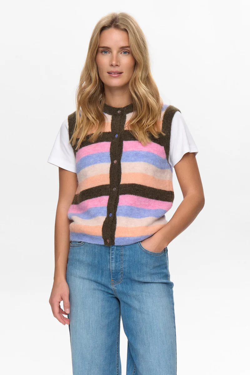 Numph Riette Stripy Vest