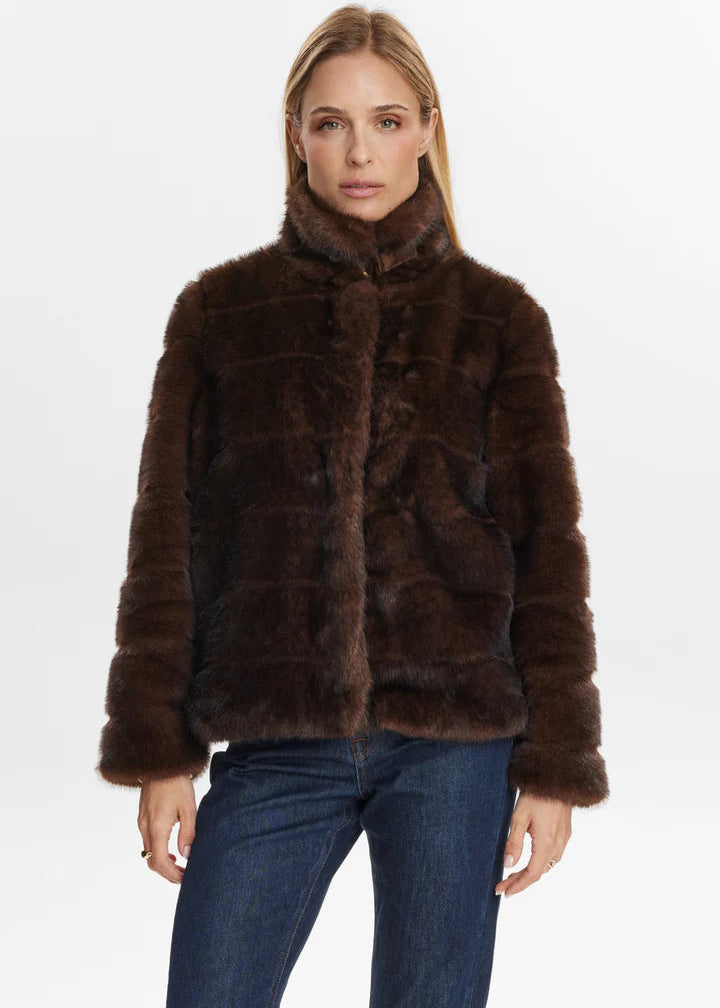 Numph- Nuwindall Jacket- Black Coffee