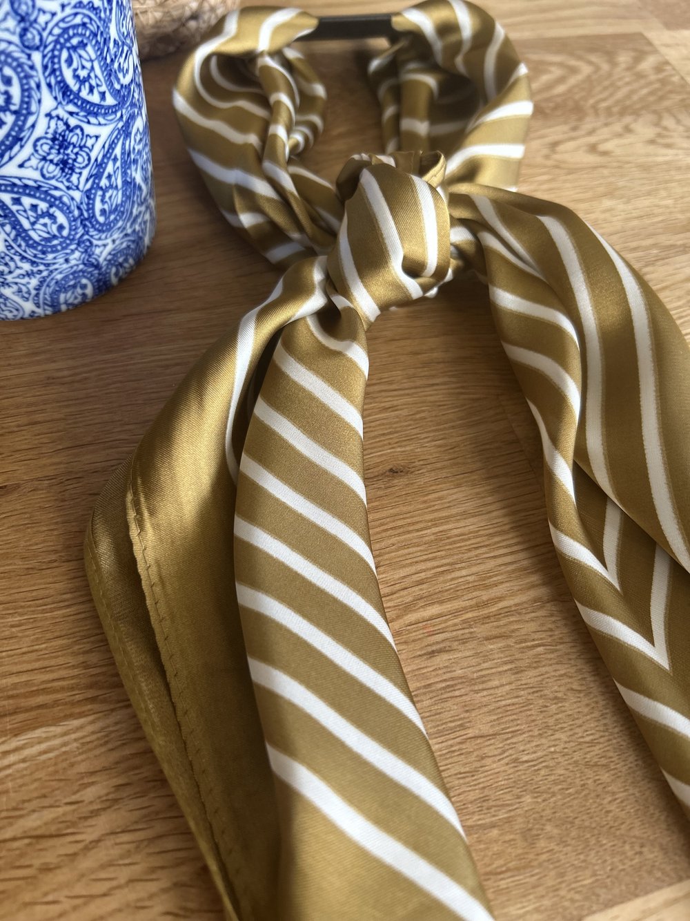 Lotta- Olive Green Stripe