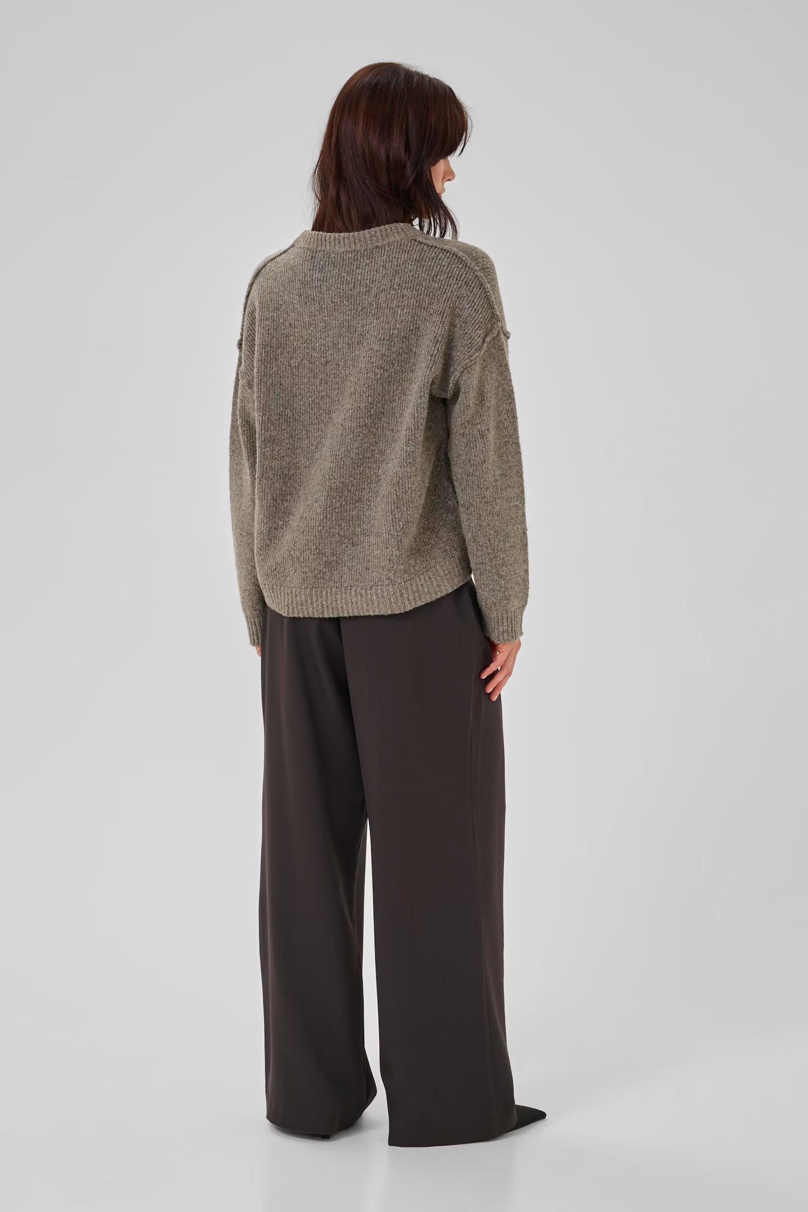 My Essential Wardrobe PalomaMW knit - Brown Melange