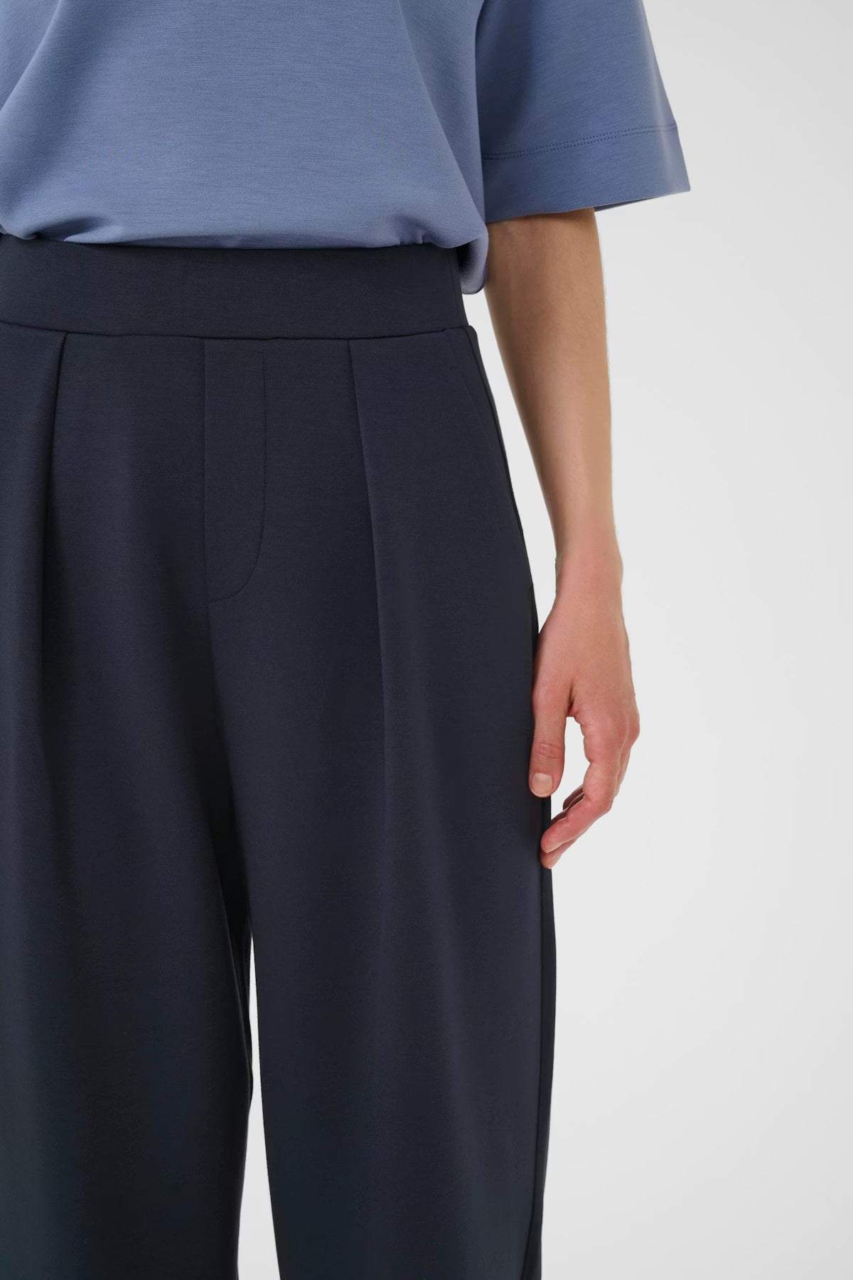 In Wear- Pannie Trousers- Marine Blue