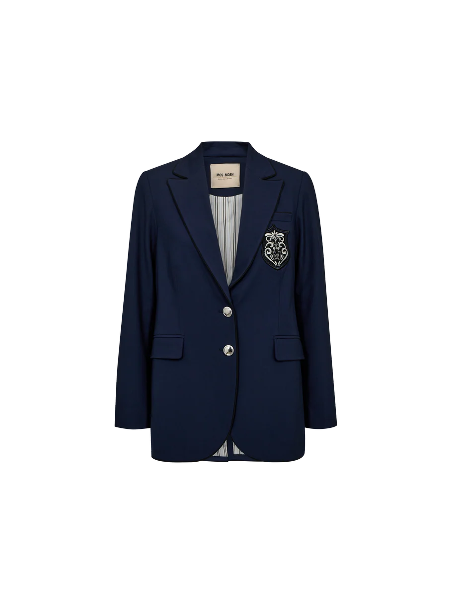 Mos Mosh Marjurie Piet Blazer - Maritime Blue