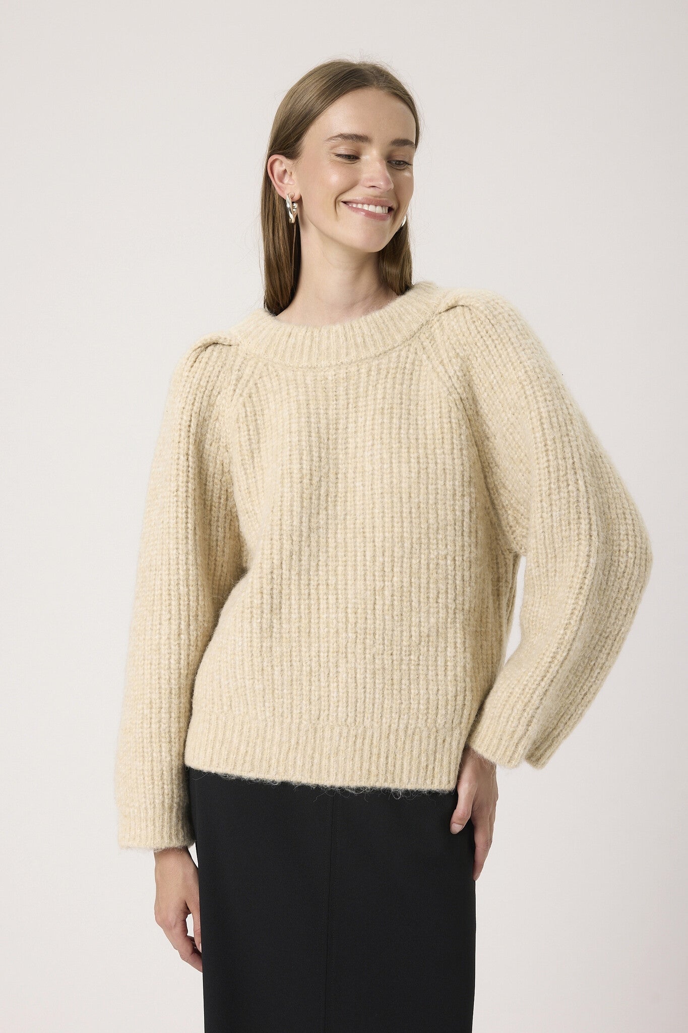 Soaked In Luxury - Pleoni Pullover- Melange