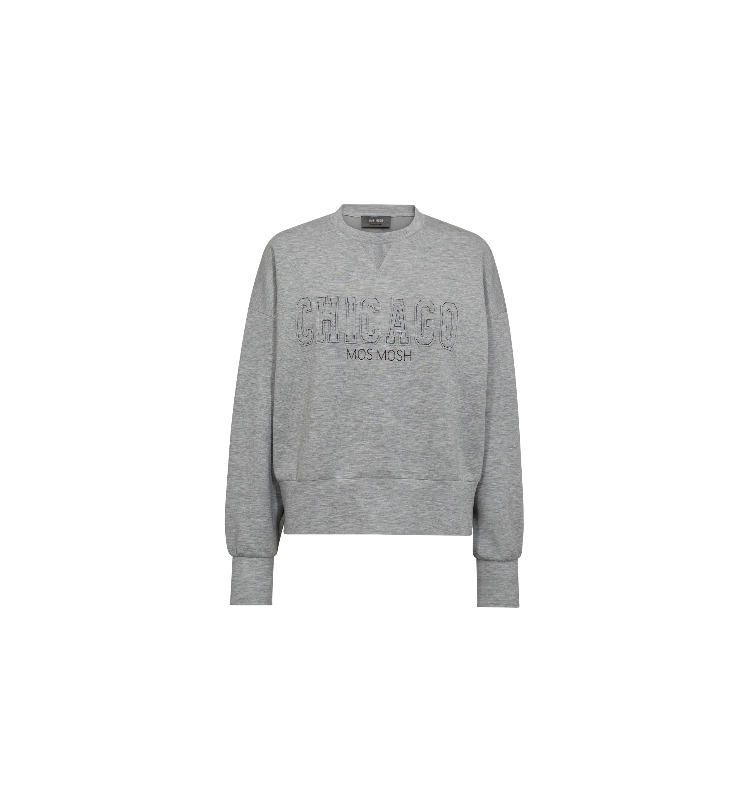 Mosh Mosh Renzi O-LS Sweatshirt - Grey Melange