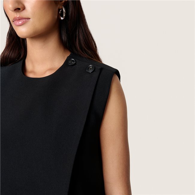 Soaked In Luxury- Sarina Waistcoat - Black