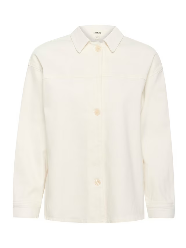 Soaked In Luxury- Selino Shirt- Broken White