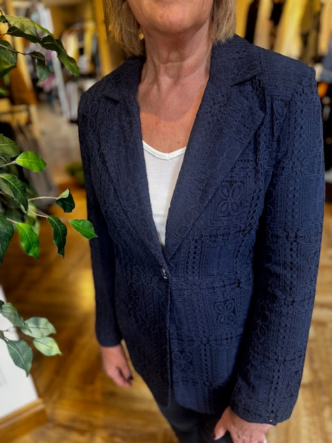 Soaked In Luxury- Coopella Hester Blazer- Night Sky