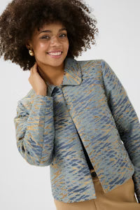 Culture- Sofie Jacket - Blue Gold