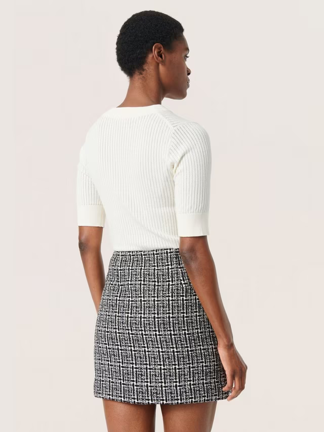 Soaked In Luxury- Spina Tee- Broken White