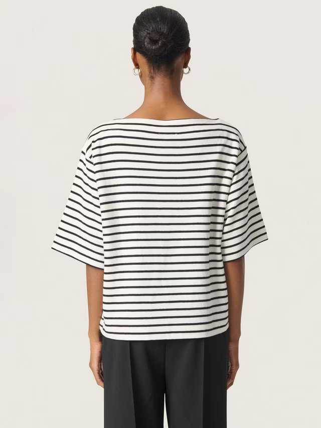 Soaked in Luxury- Ingia Sweatshirt- Black + White