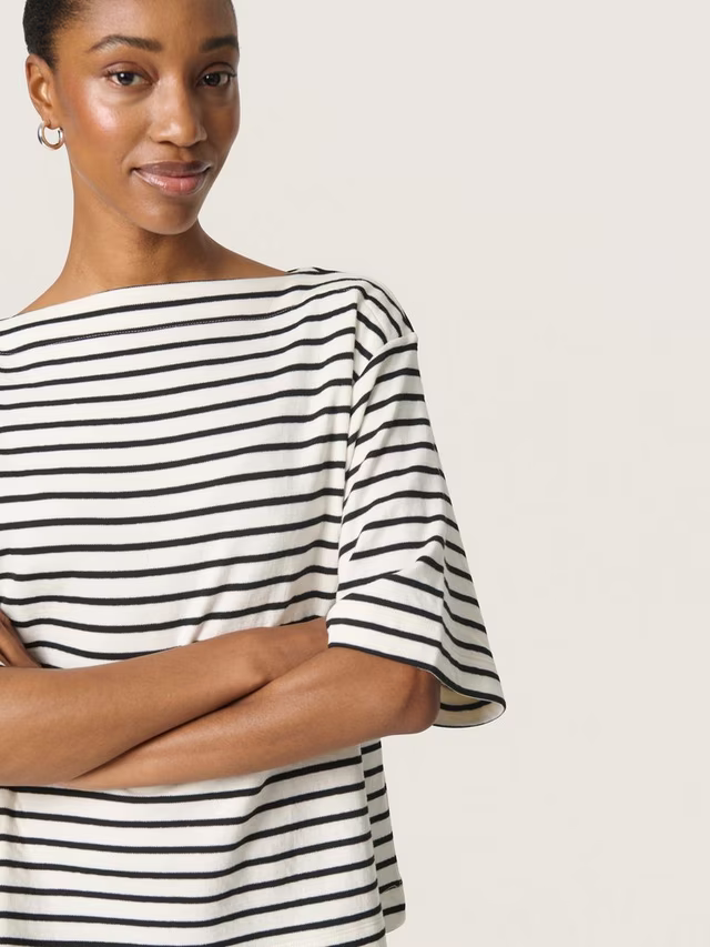 Soaked in Luxury- Ingia Sweatshirt- Black + White