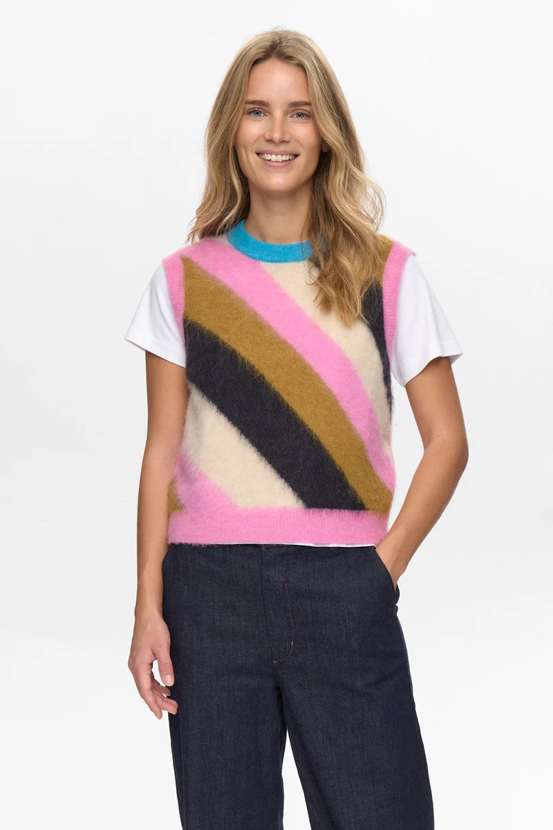 Numph - Multi Stripe Vest