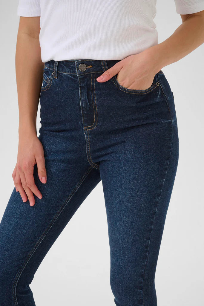 Kaffe- Willow High Waisted- Slim Fit Jeans